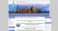 Desktop Screenshot of hospitalityeducators.com